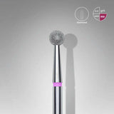 Diamond Nail Drill Bit, “Ball” (red + 4mm head) - thePINKchair.ca - efile bit - Staleks
