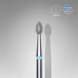 Diamond Nail Drill Bit, Pointed “Bud” (blue + 2.5mm head/4.5mm working part) - thePINKchair.ca - efile bit - Staleks