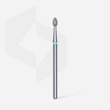 Diamond Nail Drill Bit, Pointed “Bud” (blue + 2.5mm head/4.5mm working part) - thePINKchair.ca - efile bit - Staleks