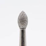 Diamond Nail Drill Bits D - 100/1 shape bud, head size 3.1*5 mm - thePINKchair.ca - efile bit - U - Tools