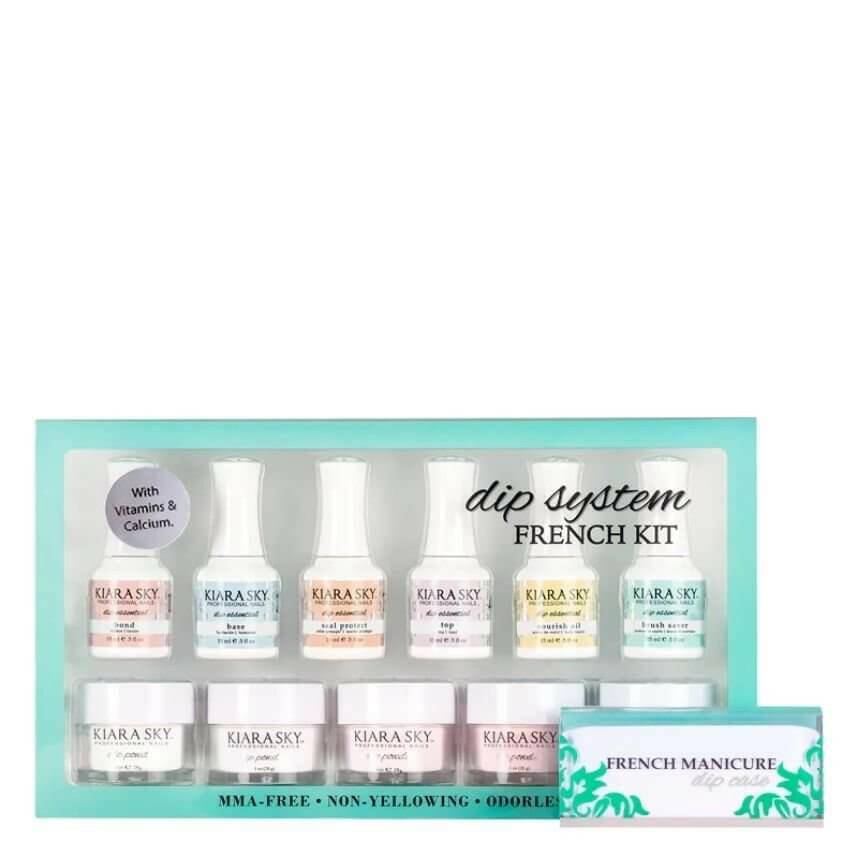 Dip Powder Kit for Starters (FRENCH) by Kiara Sky - thePINKchair.ca - Dip Powder - Kiara Sky
