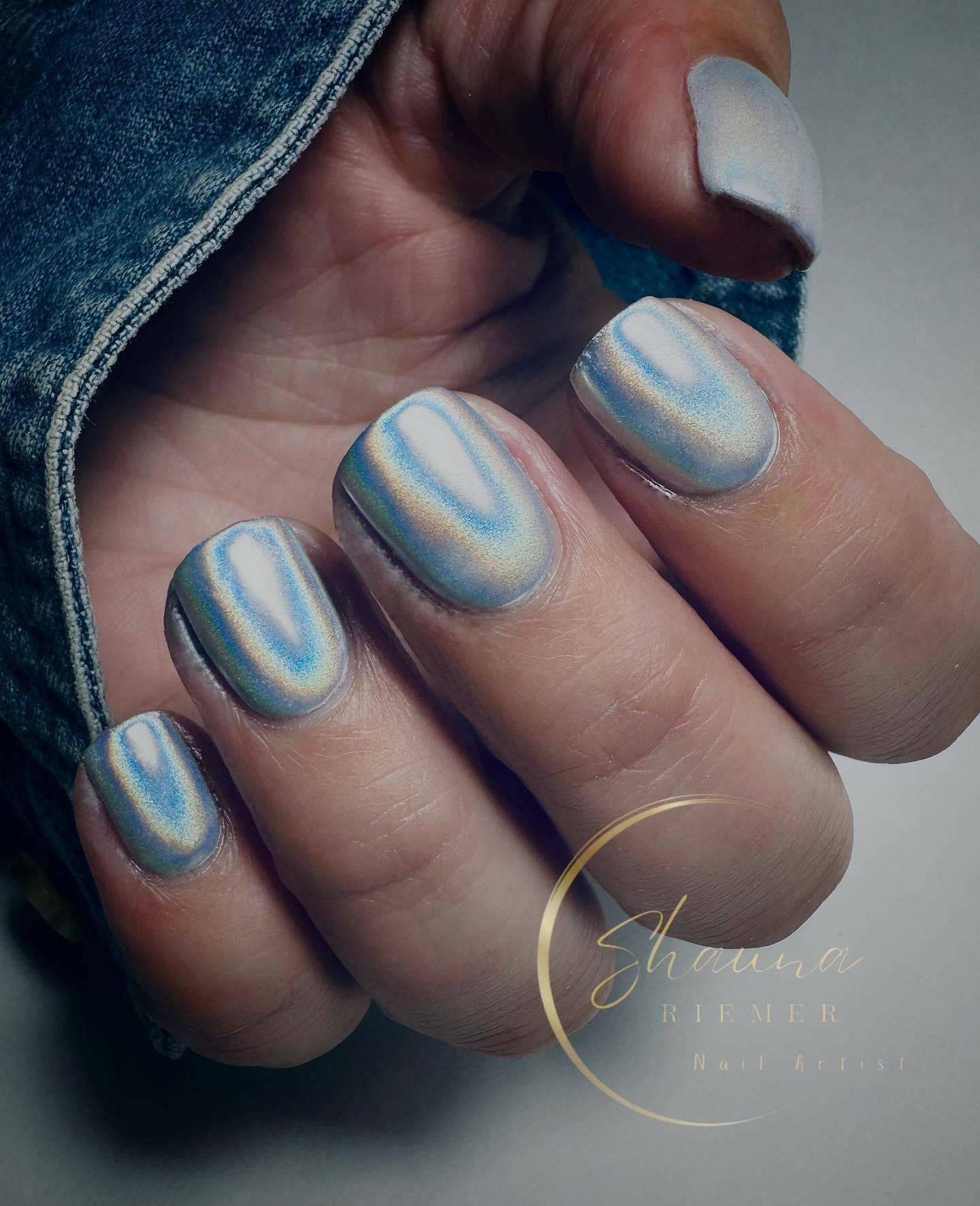 Disco Ball Holo Powder by Kiara Sky - thePINKchair.ca - Nail Art - Kiara Sky