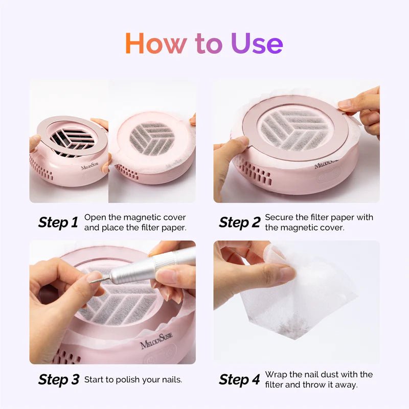 Disposable Filter Papers for HPROA MelodySusie Nail Dust Collector - thePINKchair.ca - Odds & Ends - Melody Susie