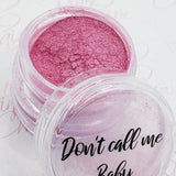 Don't Call Me Baby, Pigment by thePINKchair - thePINKchair.ca - Nail Art - thePINKchair nail studio