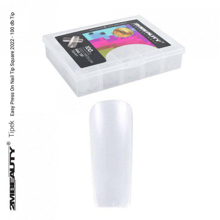 Easy Press on Square Nail Tip *MATTE* (120PCS) by 2MBEAUTY - thePINKchair.ca - Tips - 2Mbeauty