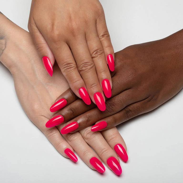 Electric Flamingo - 264 - thePINKchair.ca - gel polish - Apres