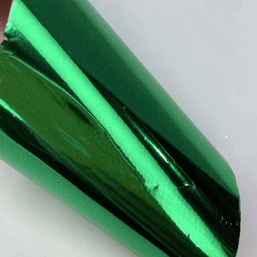 Emerald Transfer Foil by thePINKchair - thePINKchair.ca - Nail Art - thePINKchair nail studio
