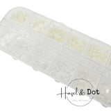 Extra Pearly Whites by Hazel & Dot - thePINKchair.ca - Nail Art - thePINKchair nail studio