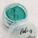 Fake, is Everywhere, Pigment by thePINKchair - thePINKchair.ca - Nail Art - thePINKchair nail studio