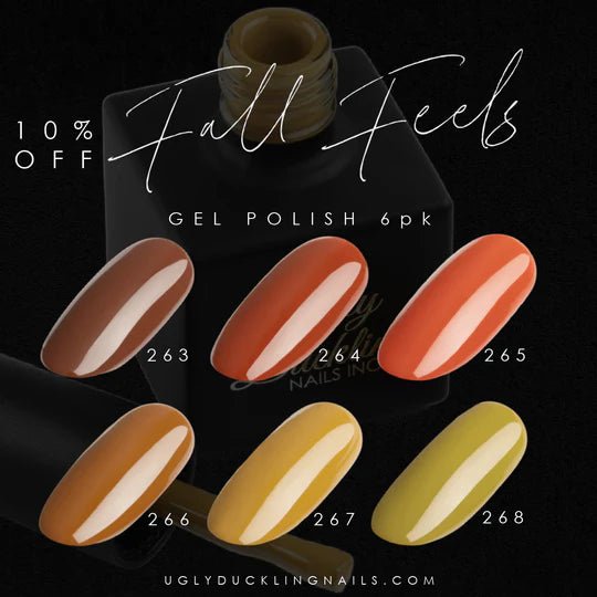 FALL FEELS - 6PK COLLECTION - thePINKchair.ca - gel polish - Ugly Duckling