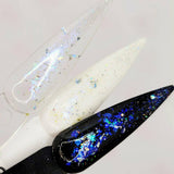 Flashy Flakes 10 by thePINKchair - thePINKchair.ca - Nail Art - thePINKchair nail studio