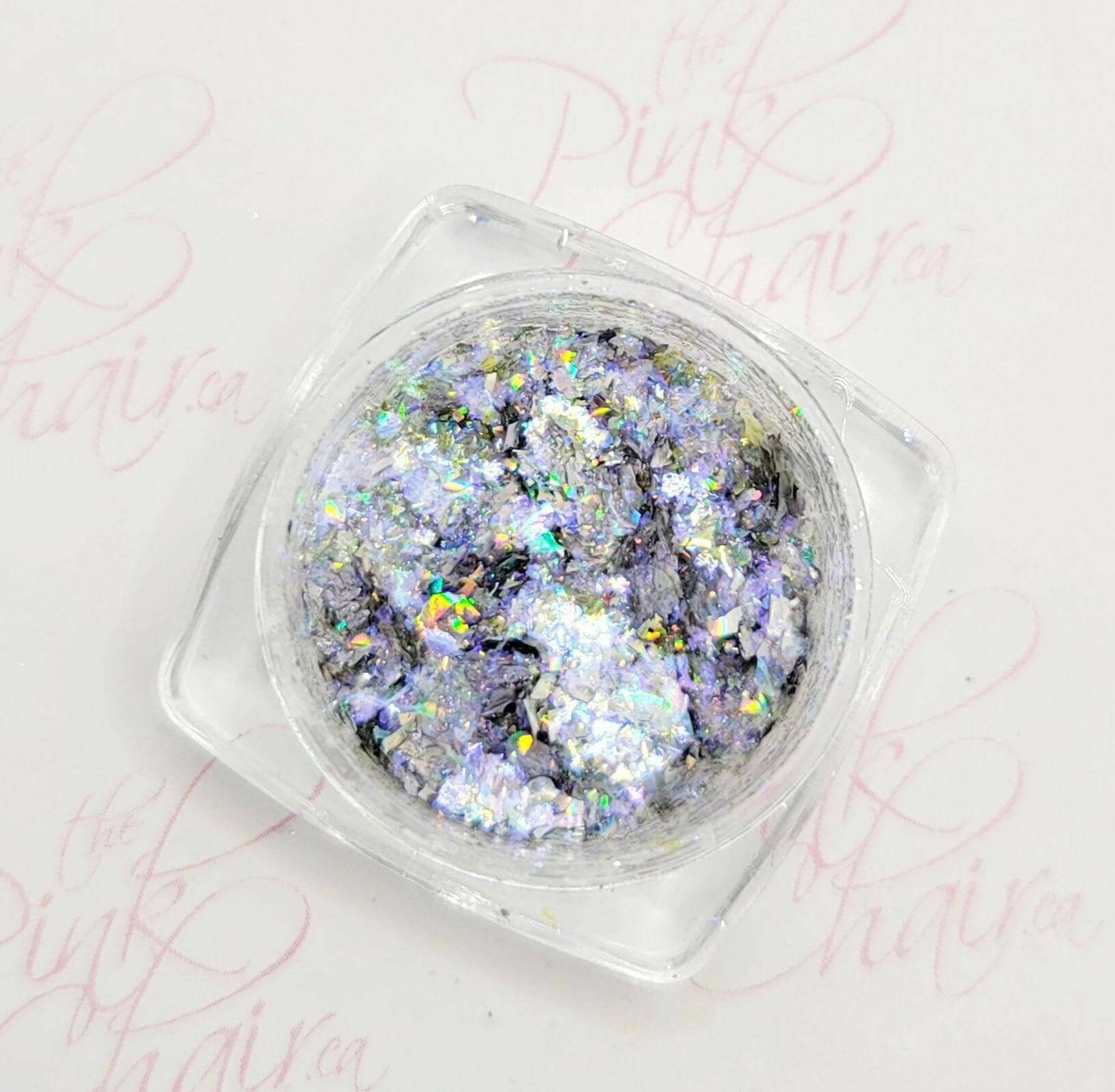 Flashy Flakes 10 by thePINKchair - thePINKchair.ca - Nail Art - thePINKchair nail studio