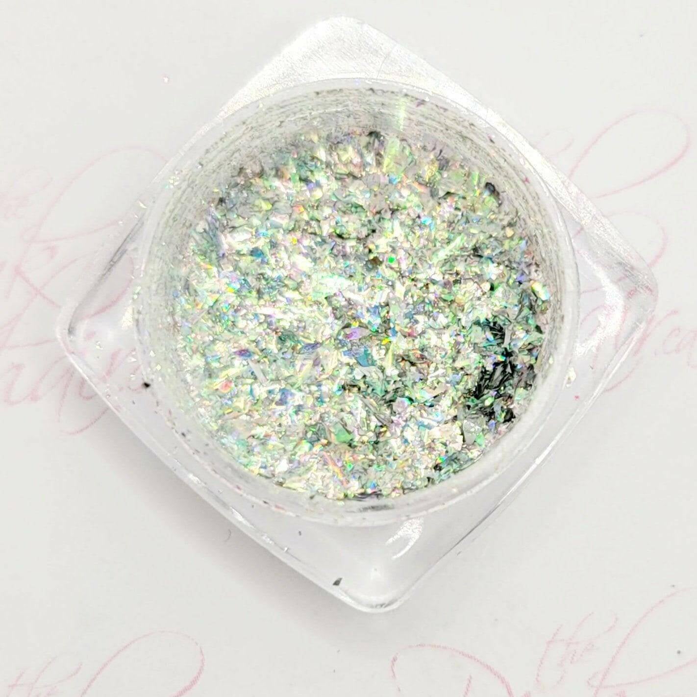 Flashy Flakes 11 by thePINKchair - thePINKchair.ca - Nail Art - thePINKchair nail studio