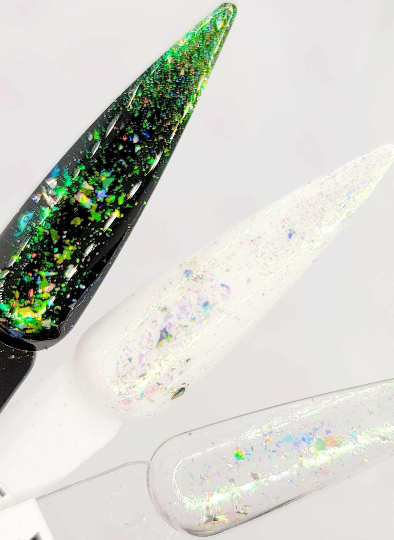 Flashy Flakes 11 by thePINKchair - thePINKchair.ca - Nail Art - thePINKchair nail studio