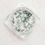 Flashy Flakes 12 by thePINKchair - thePINKchair.ca - Nail Art - thePINKchair nail studio