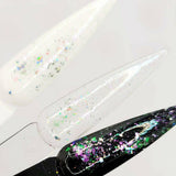 Flashy Flakes 12 by thePINKchair - thePINKchair.ca - Nail Art - thePINKchair nail studio
