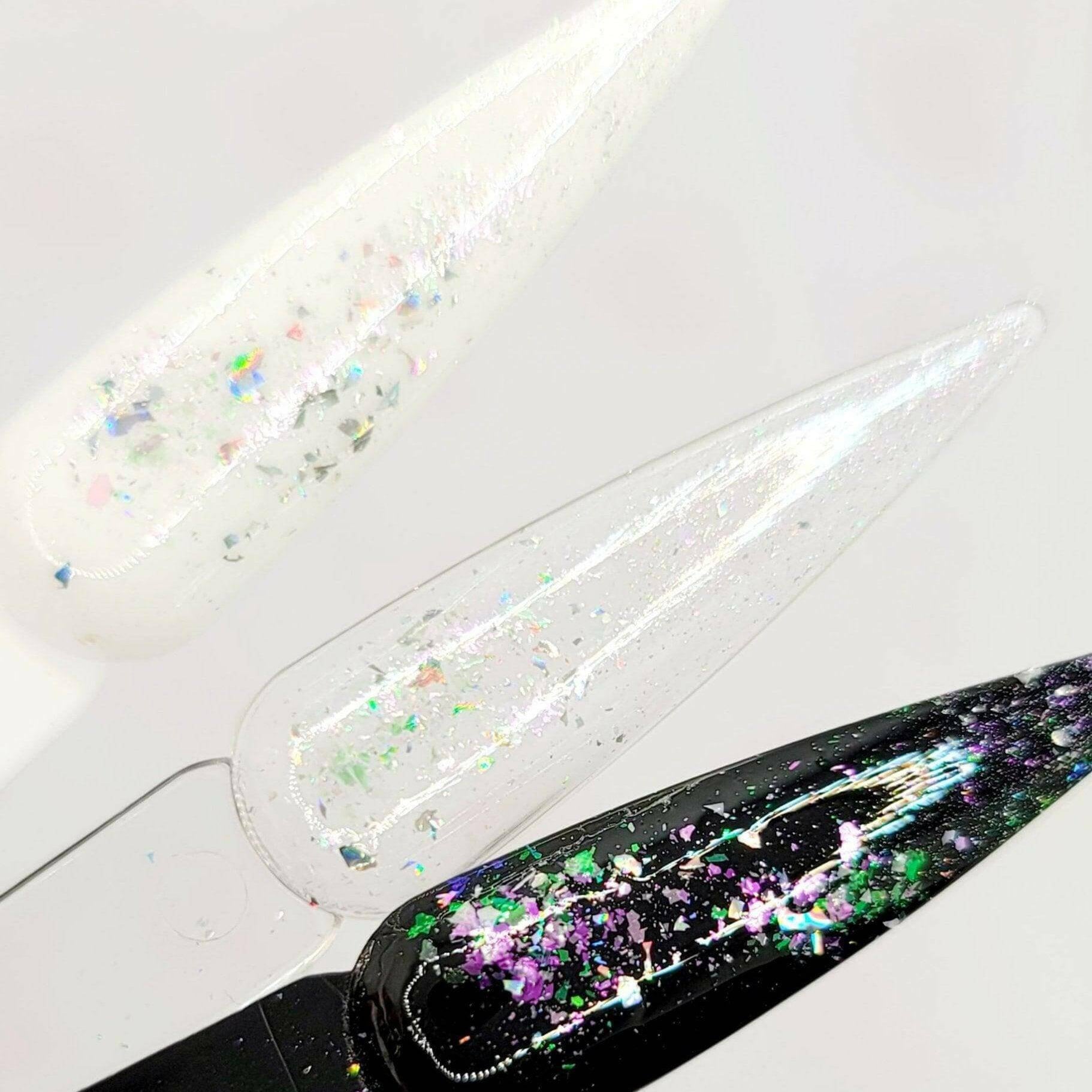 Flashy Flakes 12 by thePINKchair - thePINKchair.ca - Nail Art - thePINKchair nail studio
