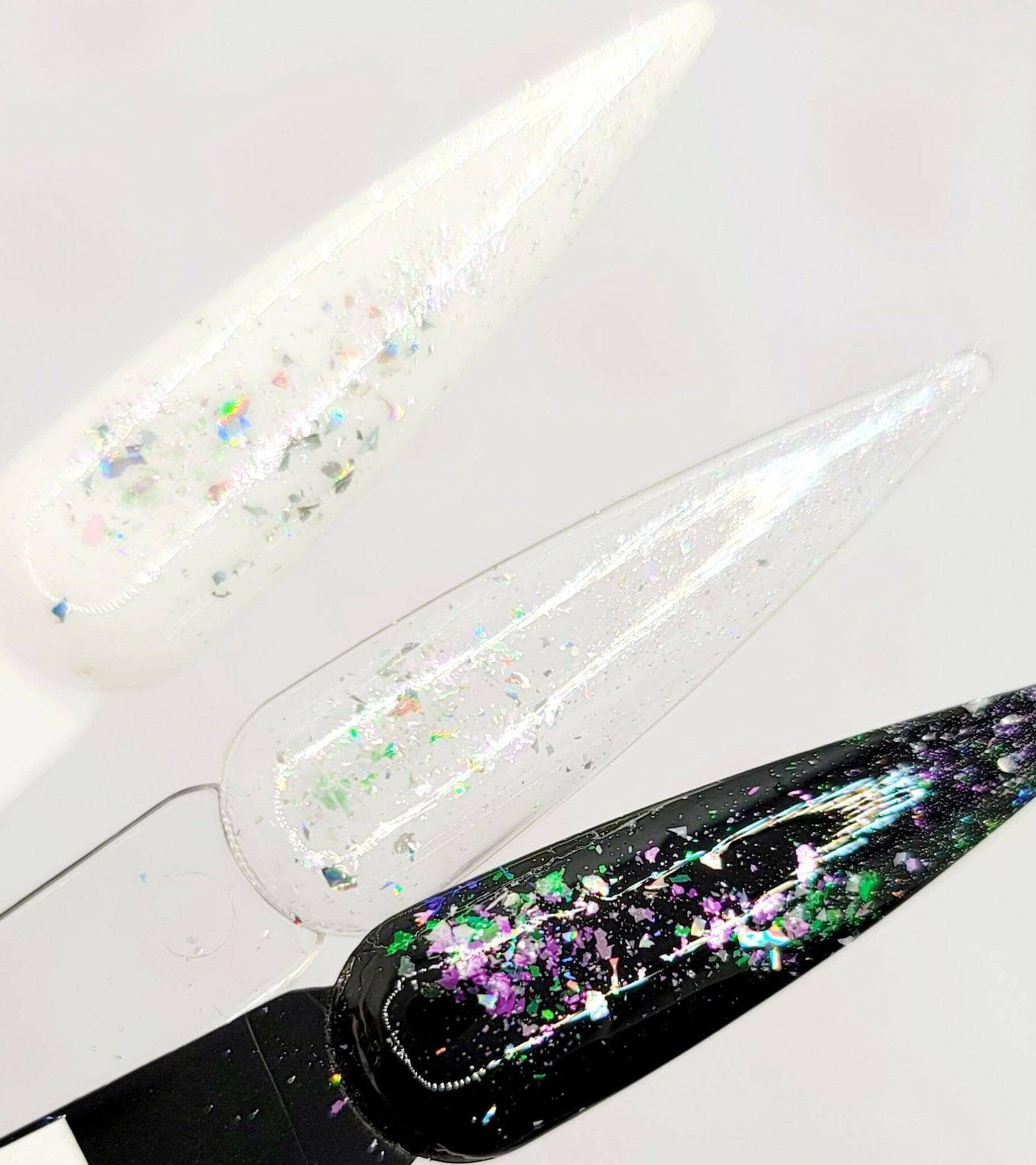 Flashy Flakes 12 by thePINKchair - thePINKchair.ca - Nail Art - thePINKchair nail studio