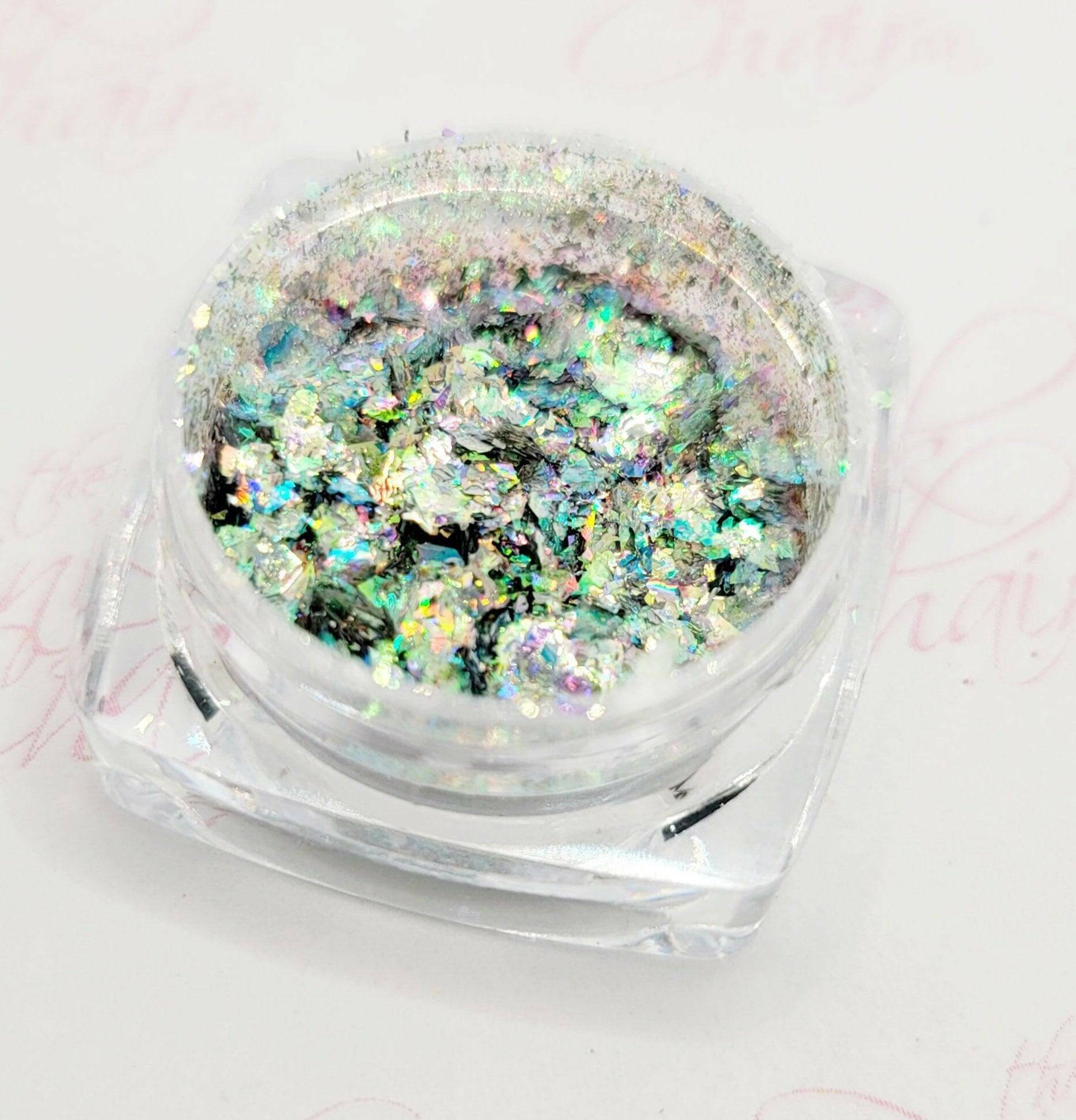Flashy Flakes 3 by thePINKchair - thePINKchair.ca - Nail Art - thePINKchair nail studio