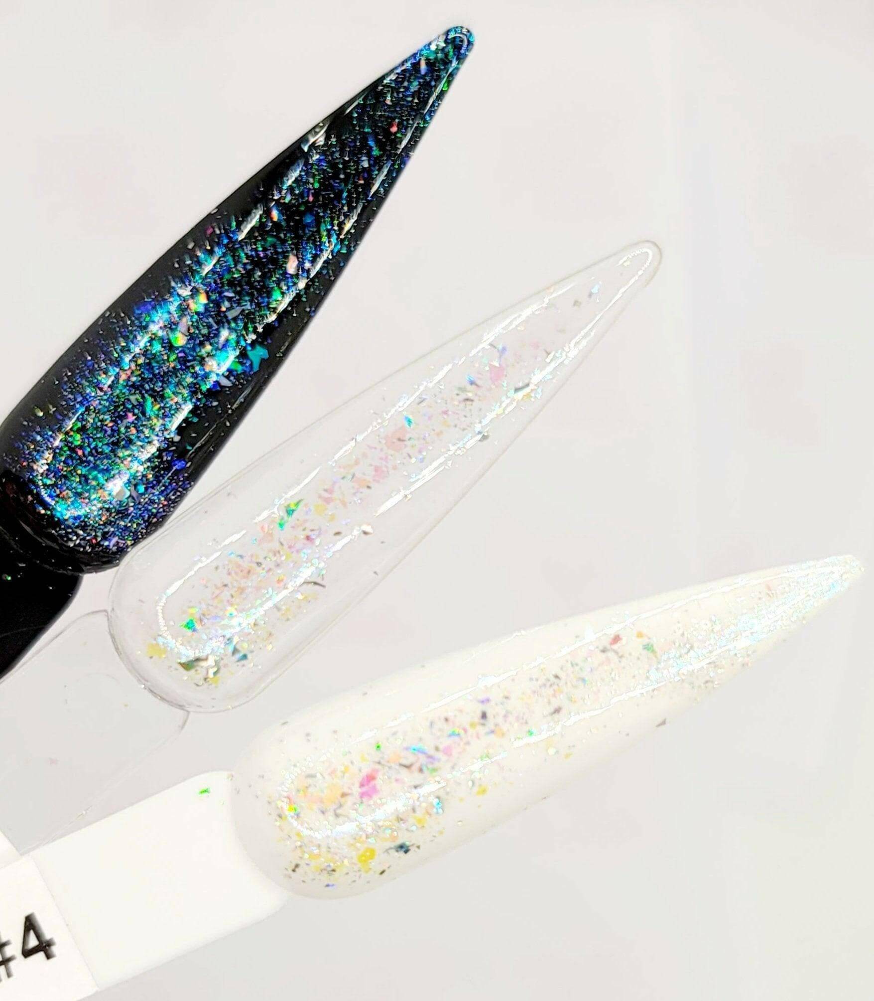 Flashy Flakes 4 by thePINKchair - thePINKchair.ca - Nail Art - thePINKchair nail studio