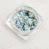 Flashy Flakes 4 by thePINKchair - thePINKchair.ca - Nail Art - thePINKchair nail studio