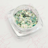 Flashy Flakes 5 by thePINKchair - thePINKchair.ca - Nail Art - thePINKchair nail studio