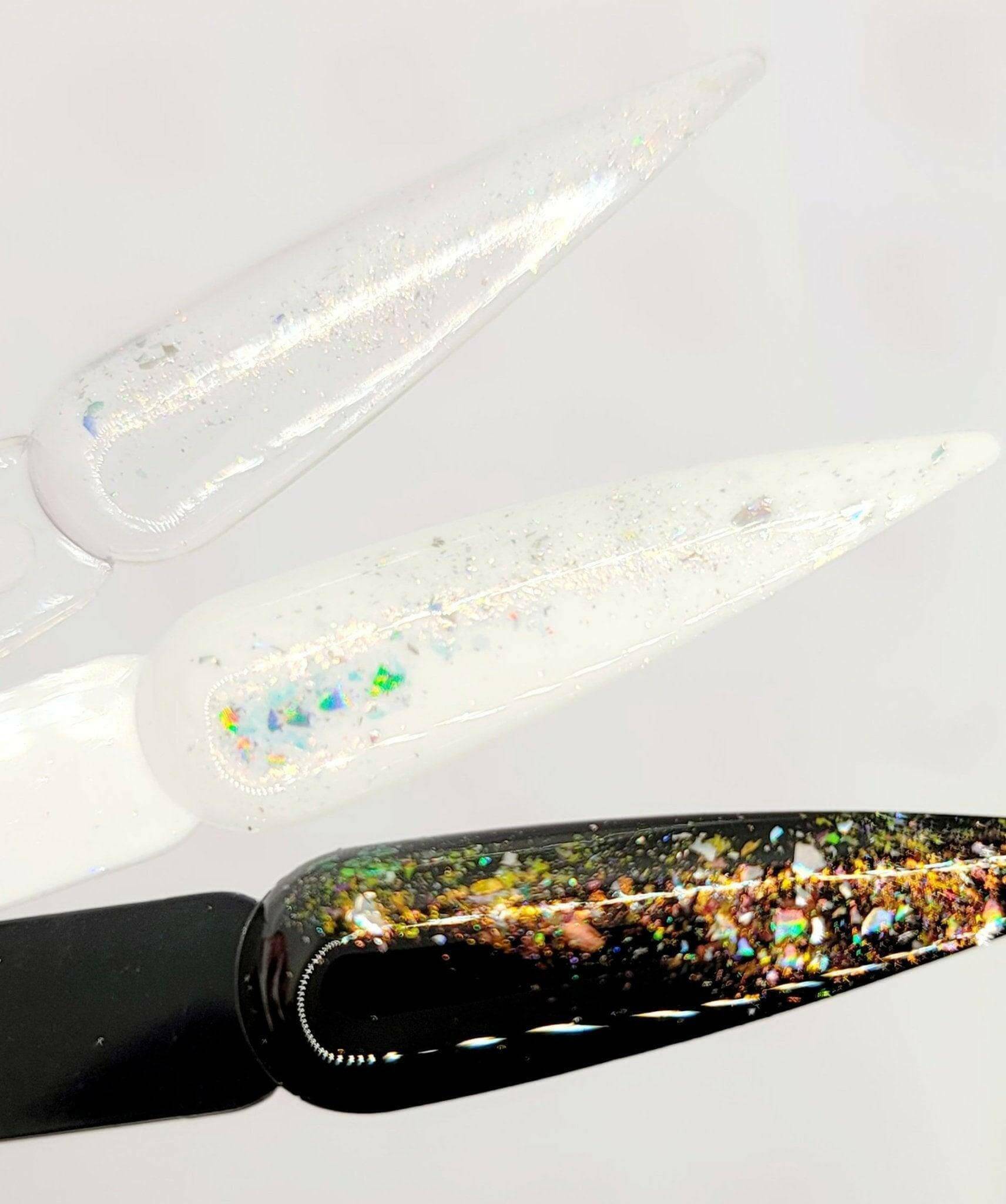 Flashy Flakes 5 by thePINKchair - thePINKchair.ca - Nail Art - thePINKchair nail studio