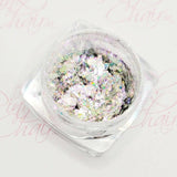 Flashy Flakes 6 by thePINKchair - thePINKchair.ca - Nail Art - thePINKchair nail studio
