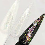 Flashy Flakes 7 by thePINKchair - thePINKchair.ca - Nail Art - thePINKchair nail studio