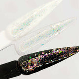 Flashy Flakes 7 by thePINKchair - thePINKchair.ca - Nail Art - thePINKchair nail studio