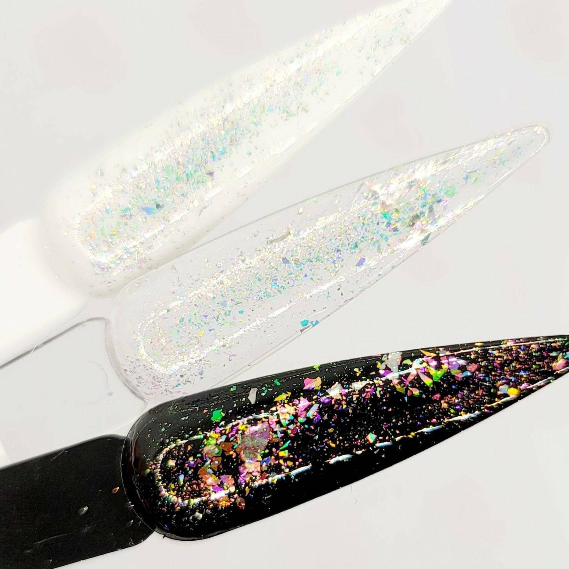 Flashy Flakes 7 by thePINKchair - thePINKchair.ca - Nail Art - thePINKchair nail studio