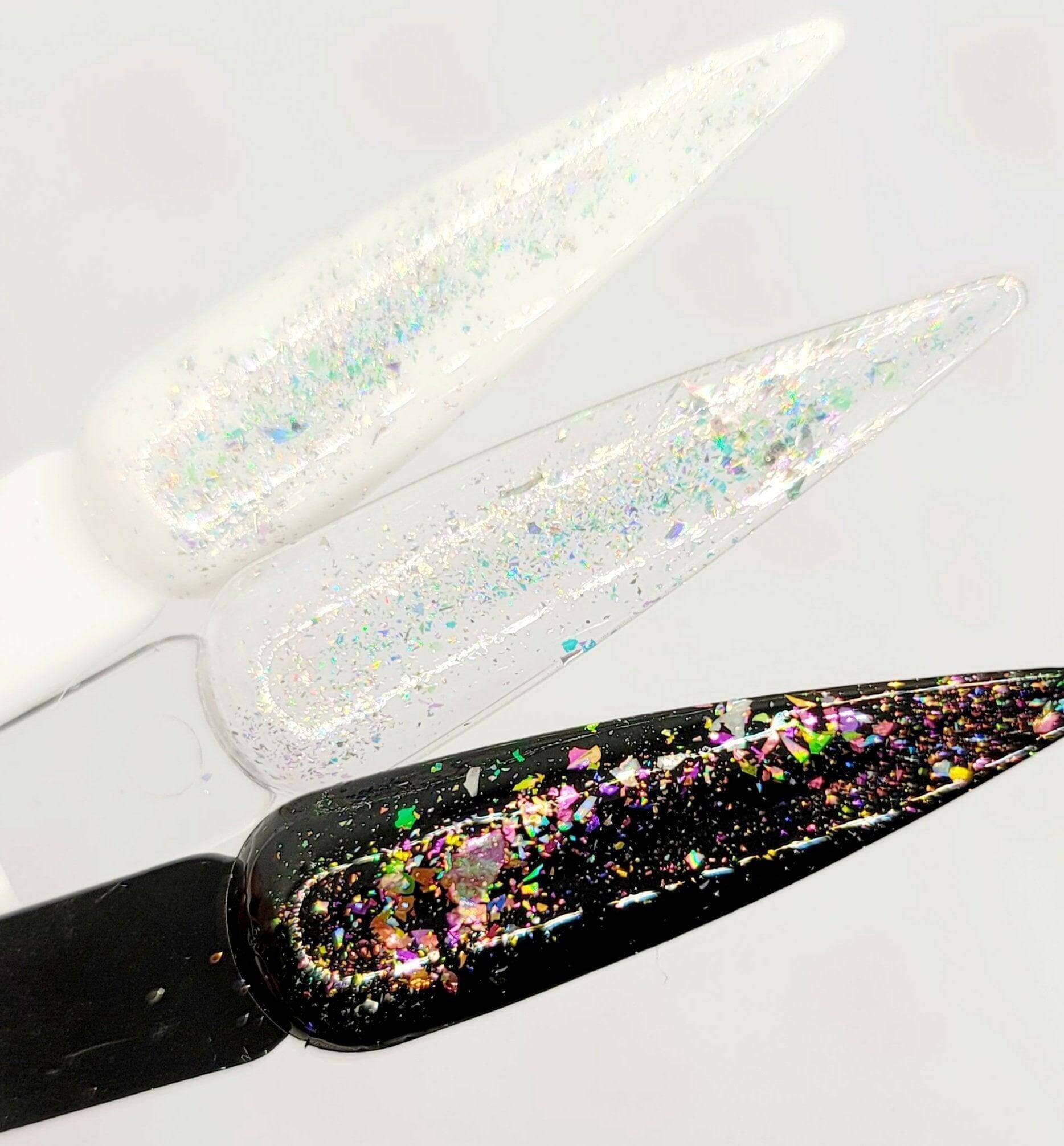 Flashy Flakes 7 by thePINKchair - thePINKchair.ca - Nail Art - thePINKchair nail studio