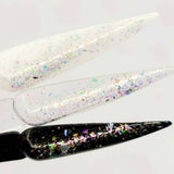 Flashy Flakes 7 by thePINKchair - thePINKchair.ca - Nail Art - thePINKchair nail studio