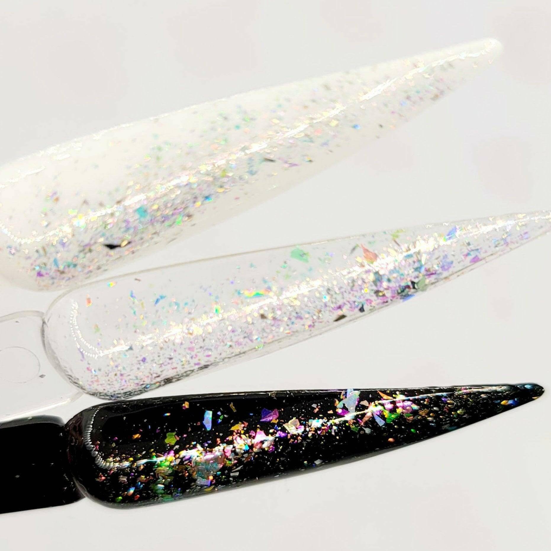 Flashy Flakes 7 by thePINKchair - thePINKchair.ca - Nail Art - thePINKchair nail studio