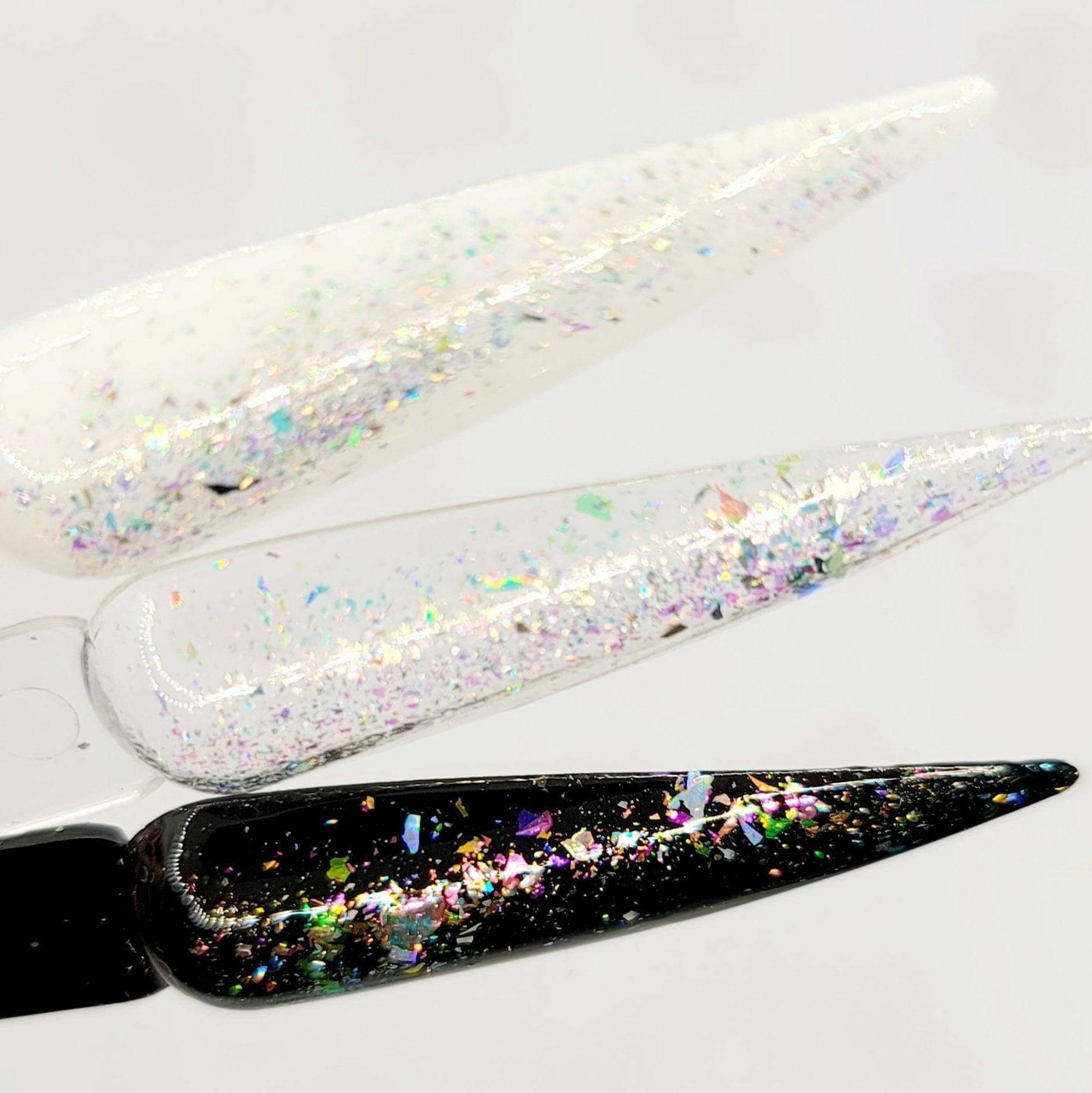 Flashy Flakes 7 by thePINKchair - thePINKchair.ca - Nail Art - thePINKchair nail studio