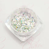 Flashy Flakes 7 by thePINKchair - thePINKchair.ca - Nail Art - thePINKchair nail studio