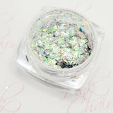 Flashy Flakes 8 by thePINKchair - thePINKchair.ca - Nail Art - thePINKchair nail studio