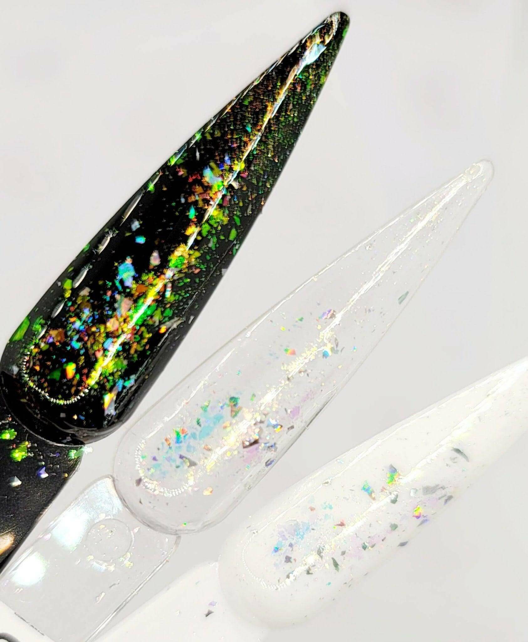 Flashy Flakes 9 by thePINKchair - thePINKchair.ca - Nail Art - thePINKchair nail studio