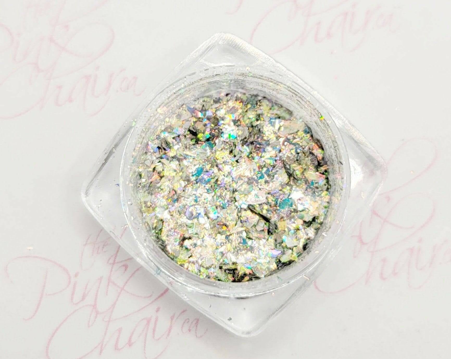 Flashy Flakes 9 by thePINKchair - thePINKchair.ca - Nail Art - thePINKchair nail studio