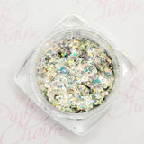 Flashy Flakes 9 by thePINKchair - thePINKchair.ca - Nail Art - thePINKchair nail studio