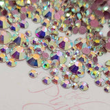 Flatback Crystals Mixed Sizes 008/Crystal AB - thePINKchair.ca - Nail Art - thePINKchair nail studio