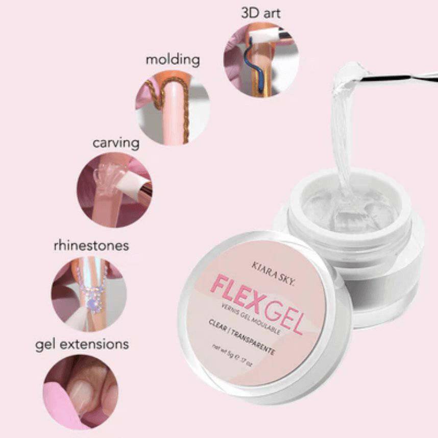 Flex Gel by Kiara Sky - thePINKchair.ca - Nail Art - Kiara Sky