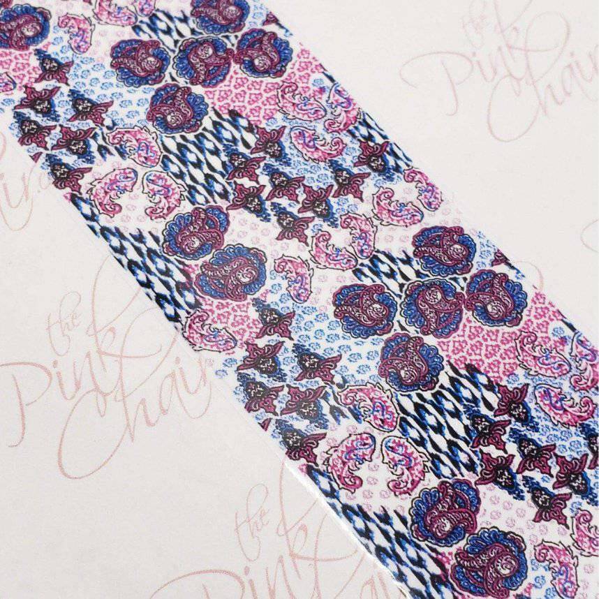 Floral Transfer Foil 8 by thePINKchair - thePINKchair.ca - Nail Art - thePINKchair nail studio