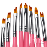 Flower Brush Set w/Mixing Palette - thePINKchair.ca - Brushes - thePINKchair.ca
