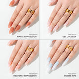 For Once - 405 - thePINKchair.ca - gel polish - Apres
