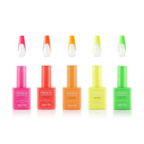 French Manicure Gel Neon Ombré Set