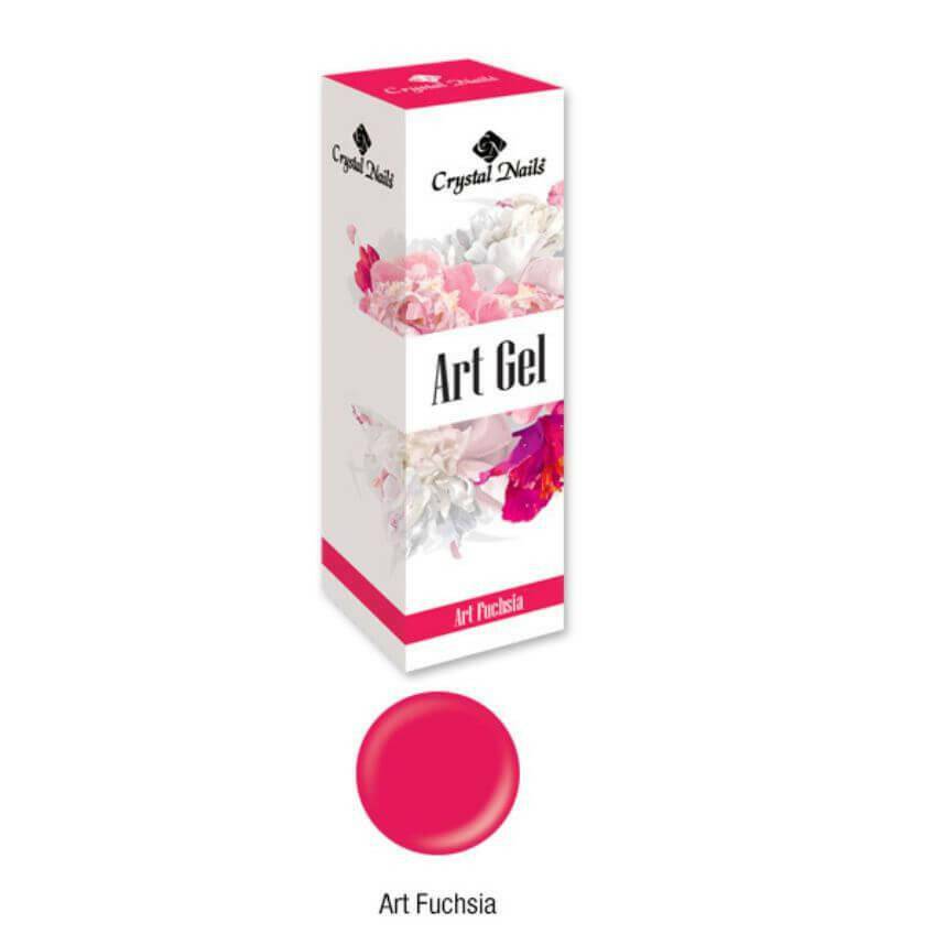 Fuchsia Art Gel Paint by Crystal Nails - thePINKchair.ca - Coloured Gel - Crystal Nails/Elite Cosmetix USA