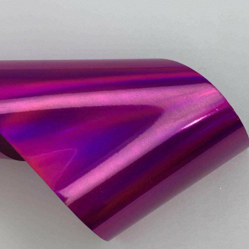 Fuchsia Holo Transfer Foil by thePINKchair - thePINKchair.ca - Nail Art - thePINKchair nail studio