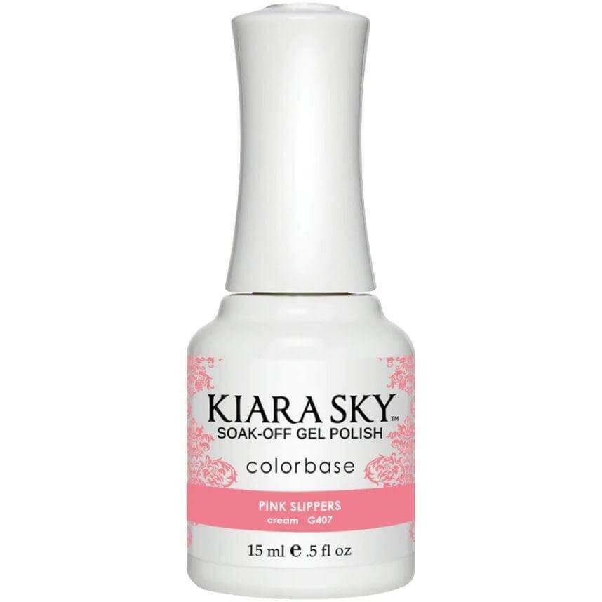 G407, Pink Slippers Gel Polish by Kiara Sky - thePINKchair.ca - Gel Polish - Kiara Sky