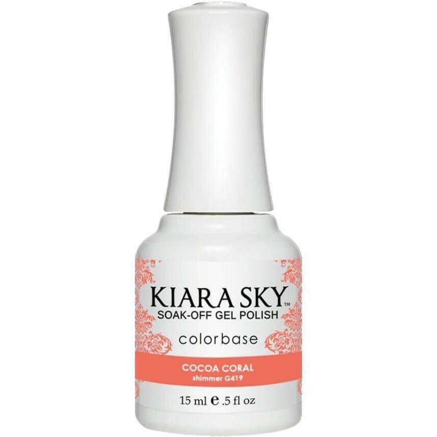 G419, Cocoa Coral Gel Polish by Kiara Sky - thePINKchair.ca - Gel Polish - Kiara Sky